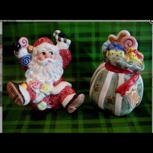 Vintage Fitz Floyd Sugar Plum Salt Pepper Shakers